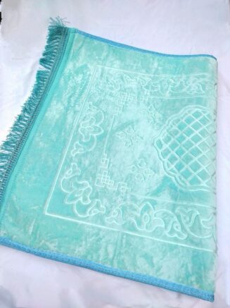 Tapis en velours - bleu ciel