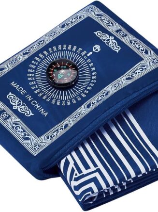 Tapis de Prière de Voyage avec Boussole