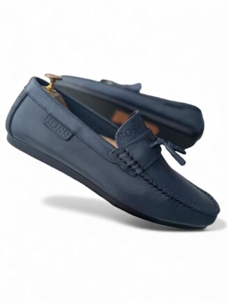 Mocassins Boss Navy – Élégance Premium & Confort Absolu
