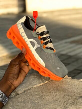 Sneakers CloudTec™ Grey Orange – Légèreté & Énergie