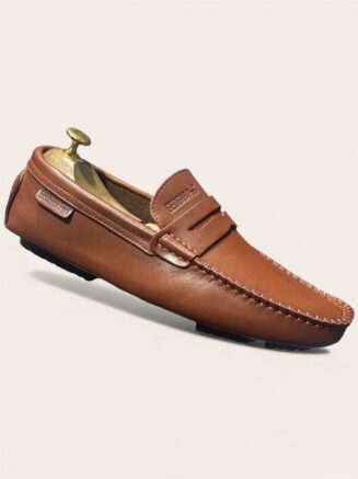 Mocassins Brown Leather – Élégance Classique & Confort Premium