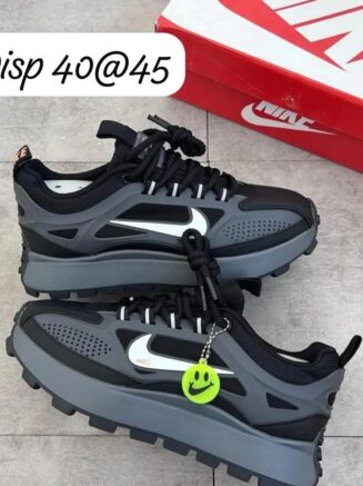 Sneakers Black & Grey Chunky – Style Urbain & Confort Renforcé